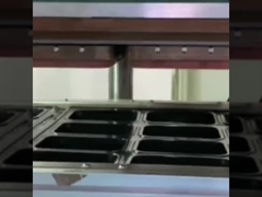 recipiente de concha de concha de tampa de papel, micro-ondas